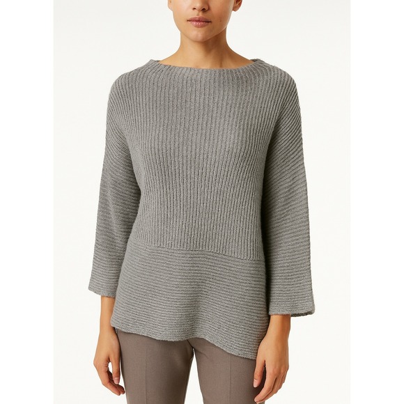 Vince Camuto Sweater Womens M Pullover Top‎ Ribbed Knit Kimono Sleeve Academia - Picture 1 of 8